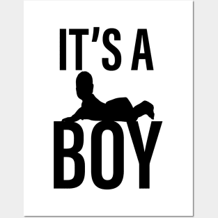 It's A Boy Baby Announcement Posters and Art